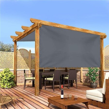 Covers & All Covers & All Pergola-M-Grey-10 18 oz Outdoor Universal Replacement Shade Cover for Canopy Pergola Grey - 10 x 8 ft. Pergola-M-Grey-10